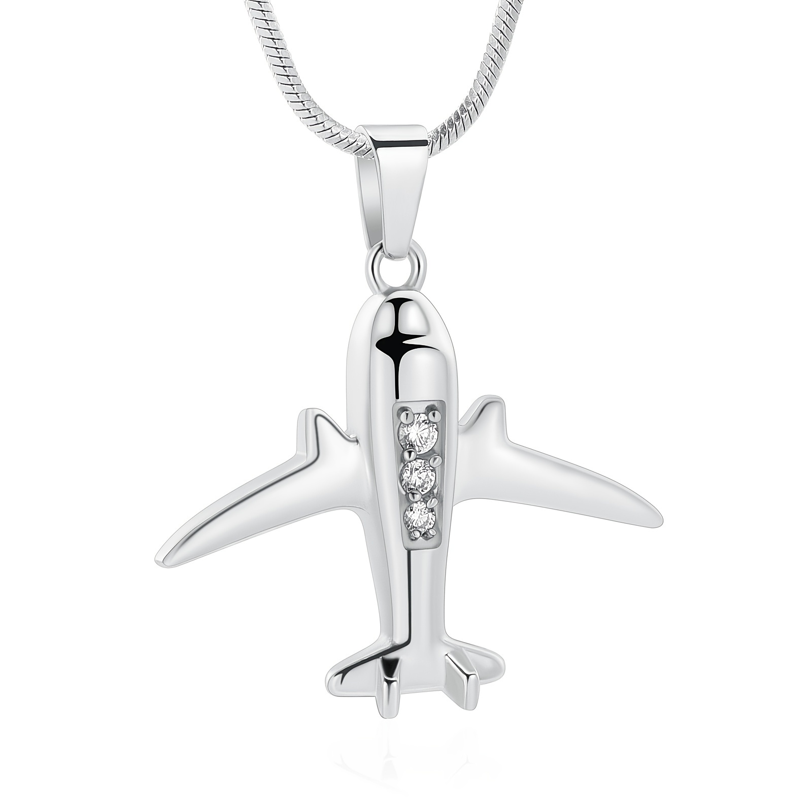 airplane ashes necklace aircraft urn necklace Temu