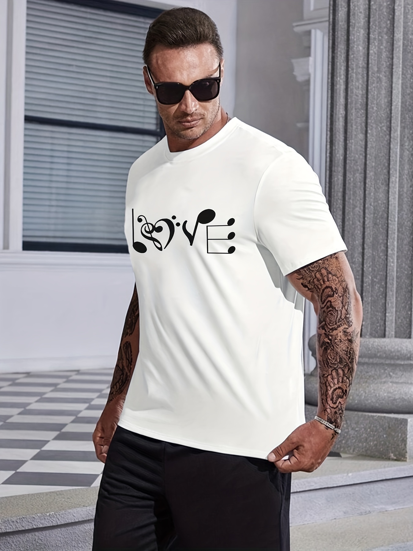 Men's Big Letter V Print Graphic Design Crew Neck T-shirt - Casual And  Comfortable Summer Tee For Daily Wear And Vacation Resorts - Temu