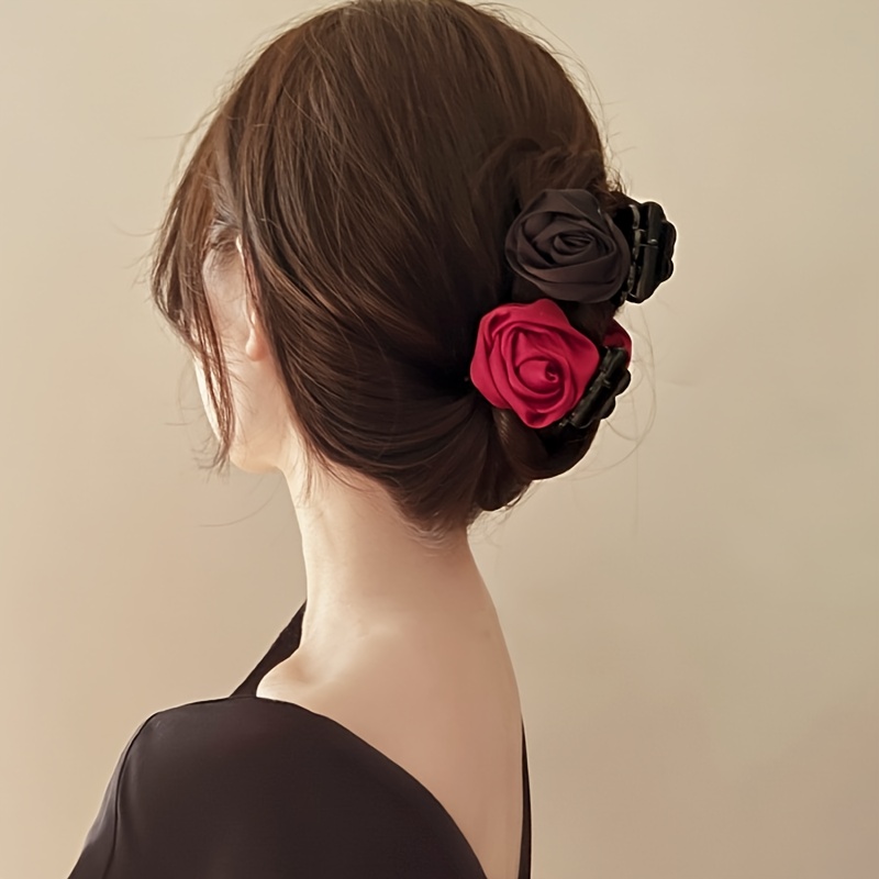 定番最安値elegant〜rose ヘアクリップ ヘアアクセサリー