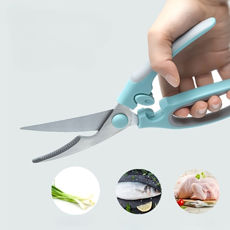 Kitchen Shears Heavy Duty Spring Loaded Kitchen Scissors - Temu