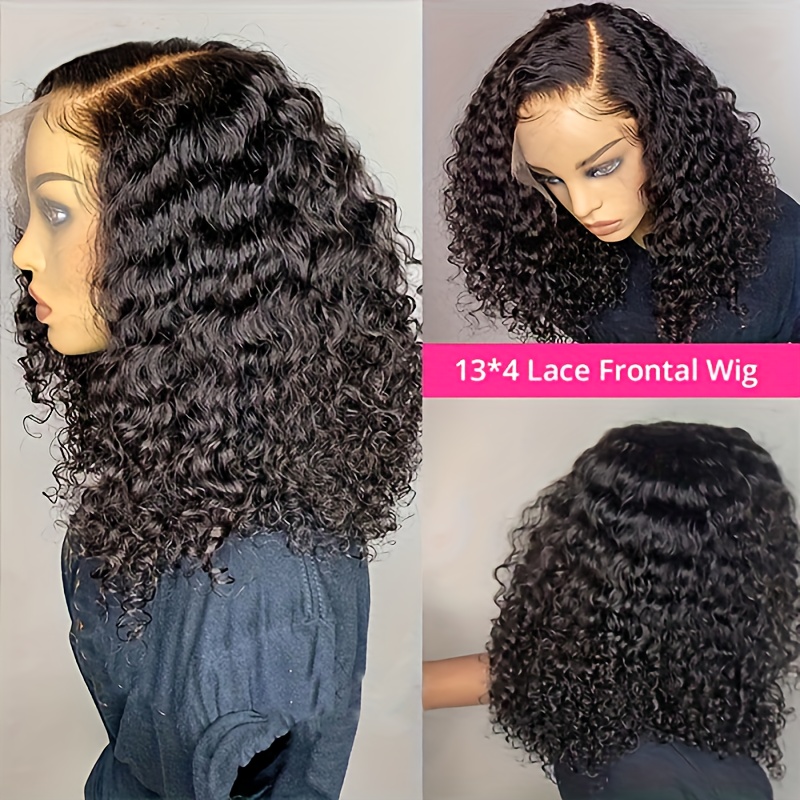 Brazilian Short Curly Bob Lace Front Human Hair Wigs Prepluck Deep Wave  Frontal Wig for Women - China Wigs and Human Hair Wig price