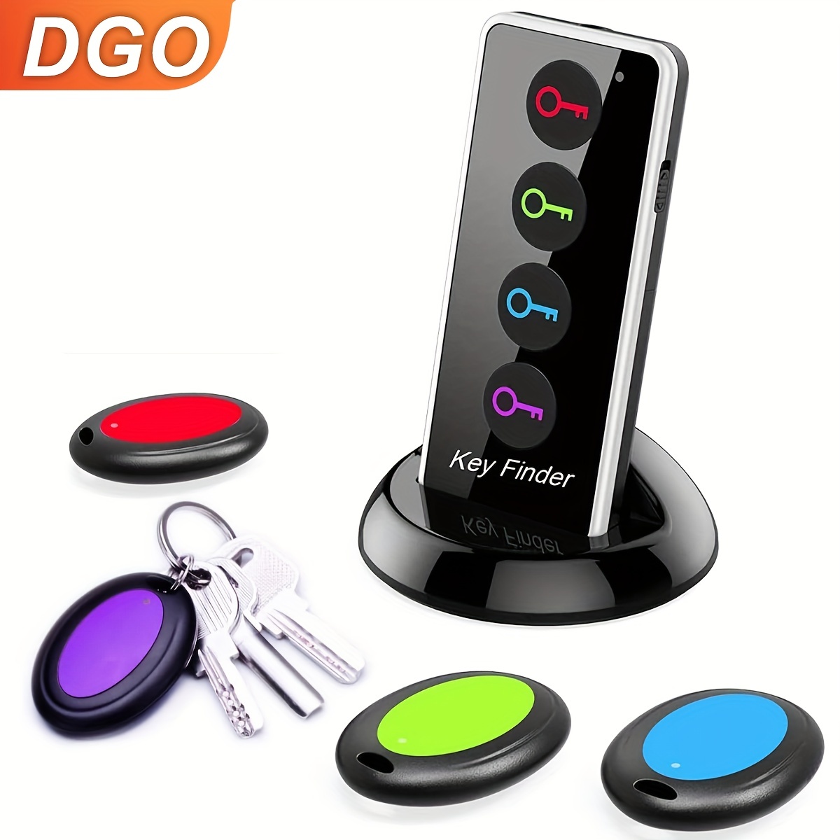 Mini Rastreador Gps Inteligente Alarma Localizador GPS Buscador remoto  portátil para billetera Pet Key Phone (Azul oscuro)