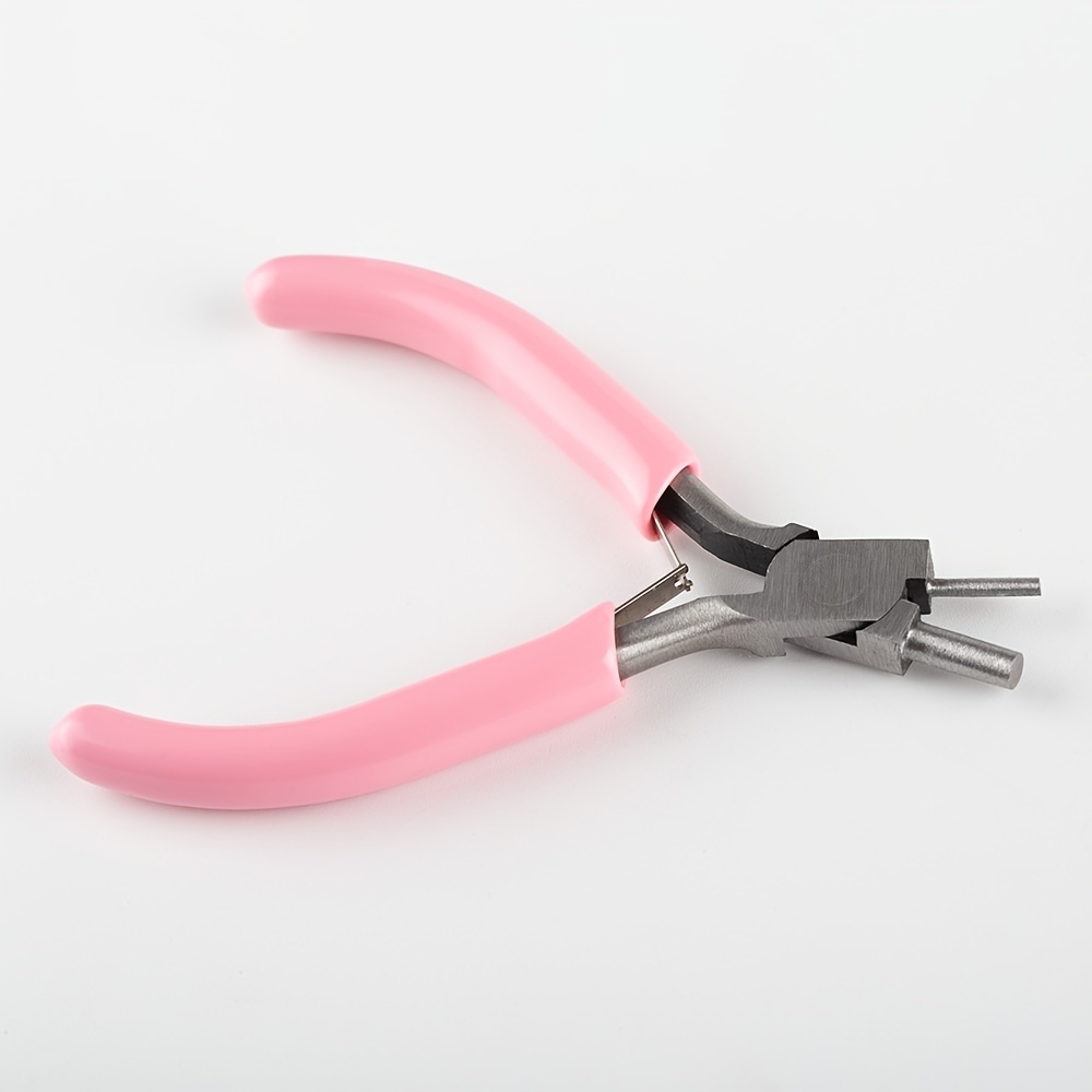 TEMU Alicates cilíndricos The Hobbyworker de 2-4 mm, alicates para joyería hechos a utilizados para hacer de ganchos de oreja con anillo en C