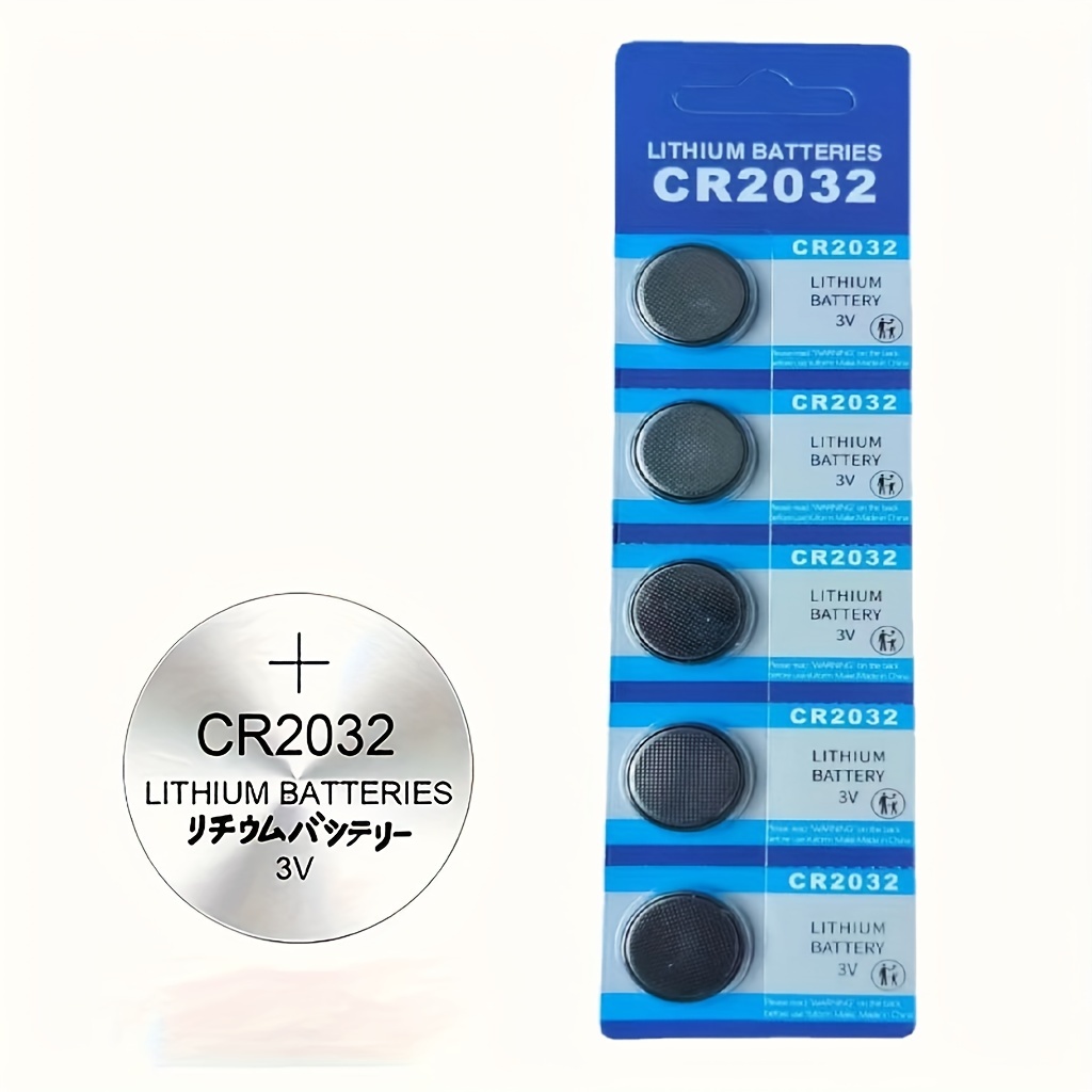 Cr2032 Button Batteries Br2032 Dl2032 Ecr2032 Cell Coin - Temu