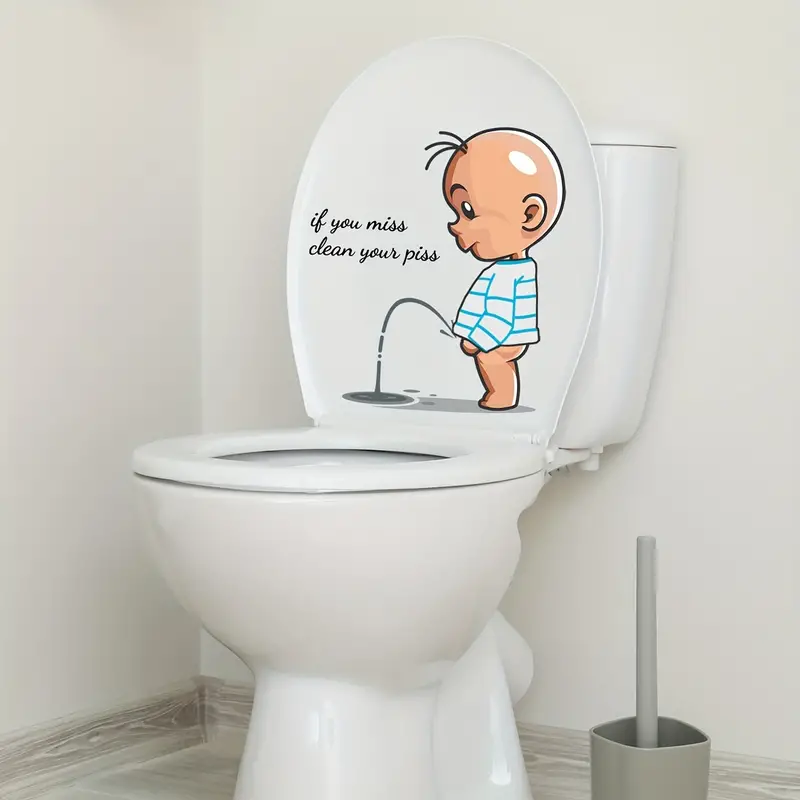 Sticker muraux toilettes Signalisation - Toilettes