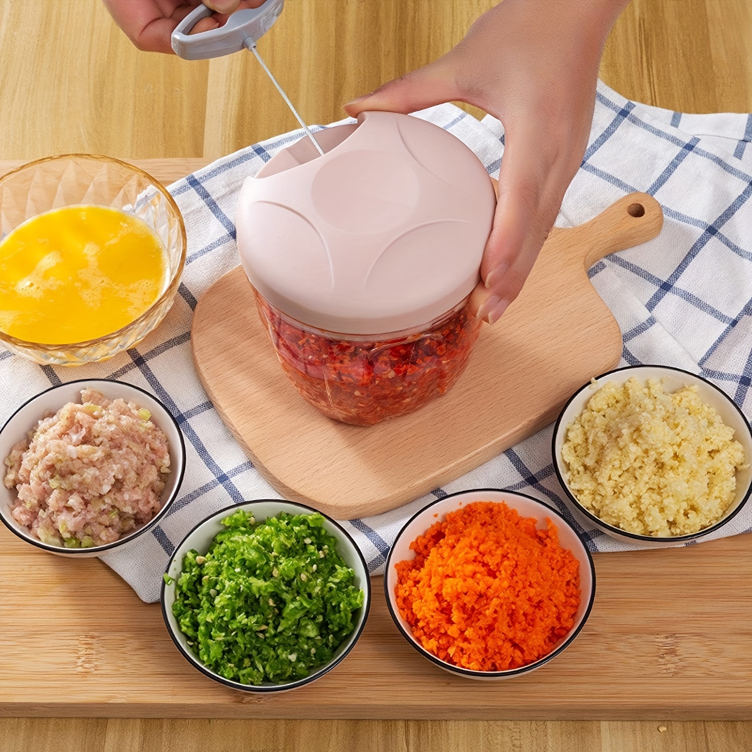 Meat Bowl Chopper  Meat Vegetable Cutter And Mixer