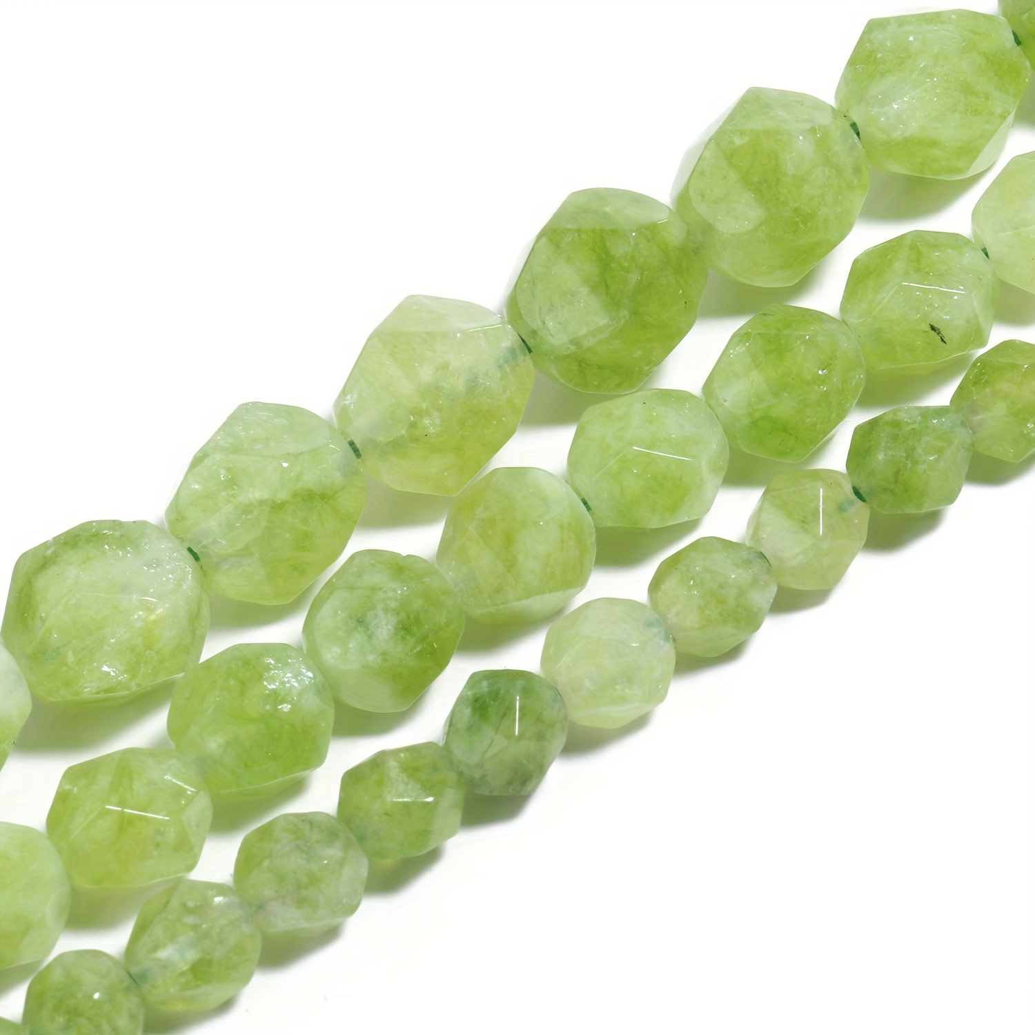 12x10mm Peridot Leaf Beads-0506-70