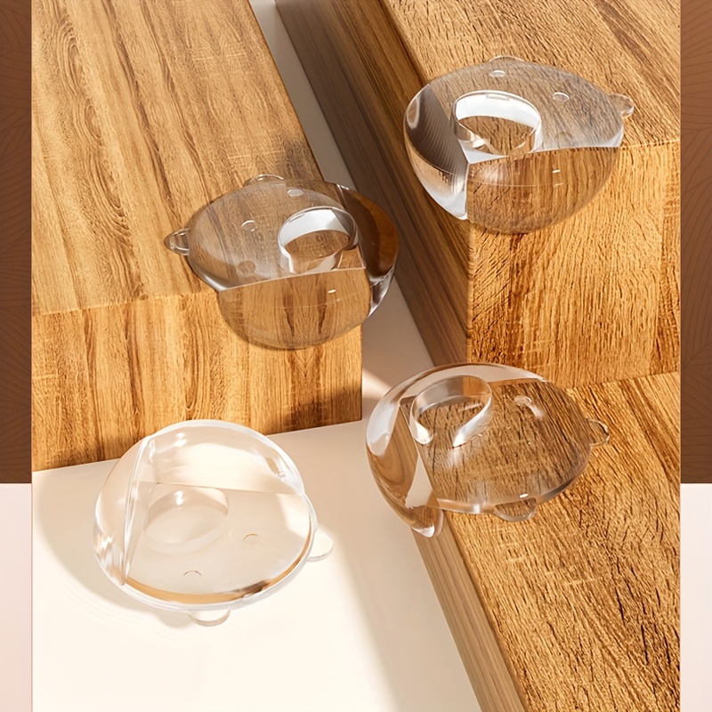 Protège-coins pour table en verre (transparents) - Antichoc