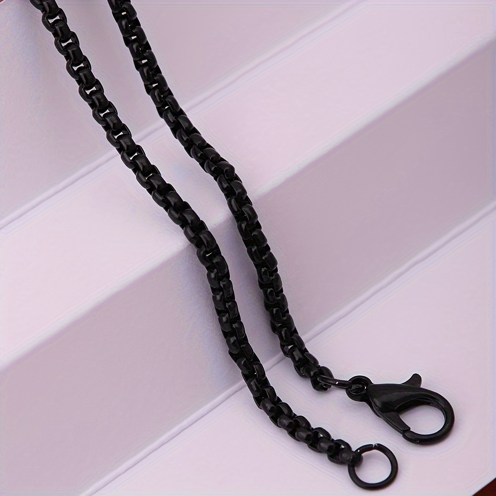 13-foot Ball Chain 2.4 Mm Black Stainless Steel Ball Chain Beads Chain Ball  Dog Necklace, Men's Military Jewelry Making Supplies, Zipper DIY Bracelet