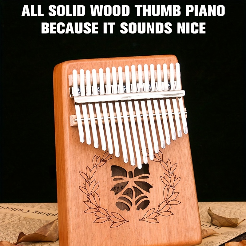 Kalimba Thumb Piano 17 Keys Portable Finger Piano Retro - Temu