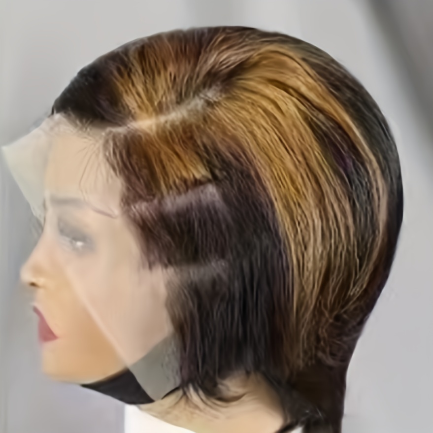 Colored Pixie Cut Wigs Straight 13x4 Lace Front Wigs Temu