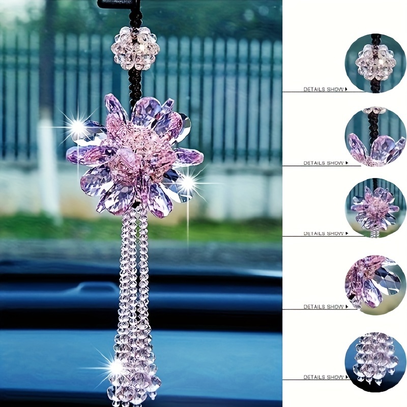 Auto Ornamente-Kristall Ornamente Auto Anhänger Rückspiegel Zubehör