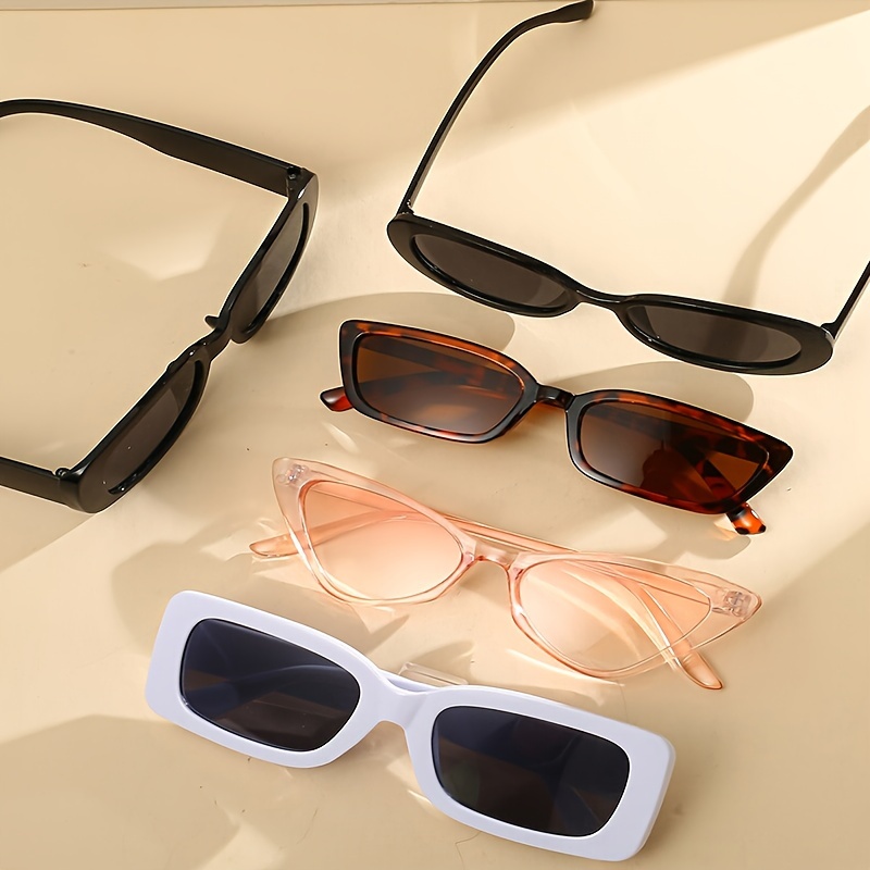 5 пар унисекс модных очков для пляжа, затеняющих, модных и легких, подходящих для ежедневного украшения, детали подбора 11