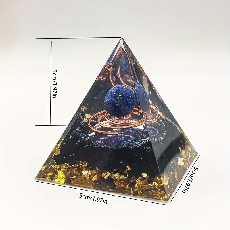 orgone pyramid positive crystal protection generator home