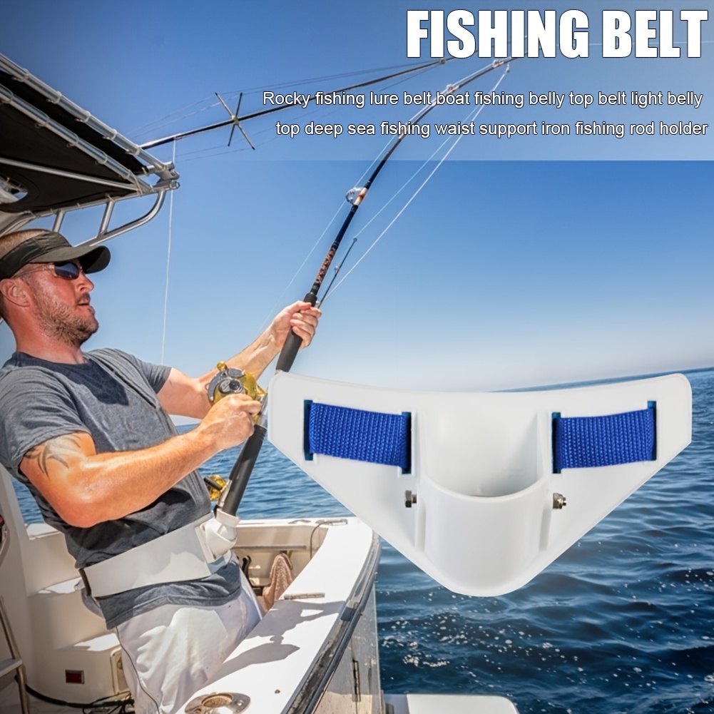 1pc Portable Fishing Pole Support Belt Adjustable Sea - Temu
