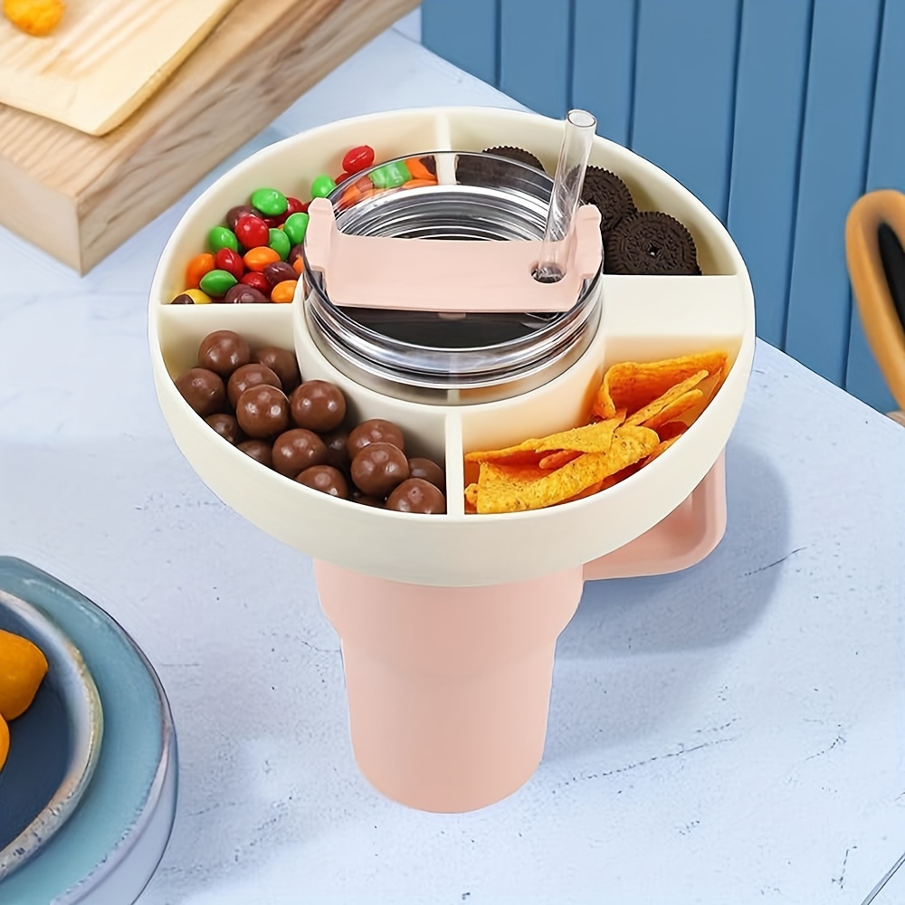 Silicone Snack Plate Snack Ring Snack Container 4 - Temu