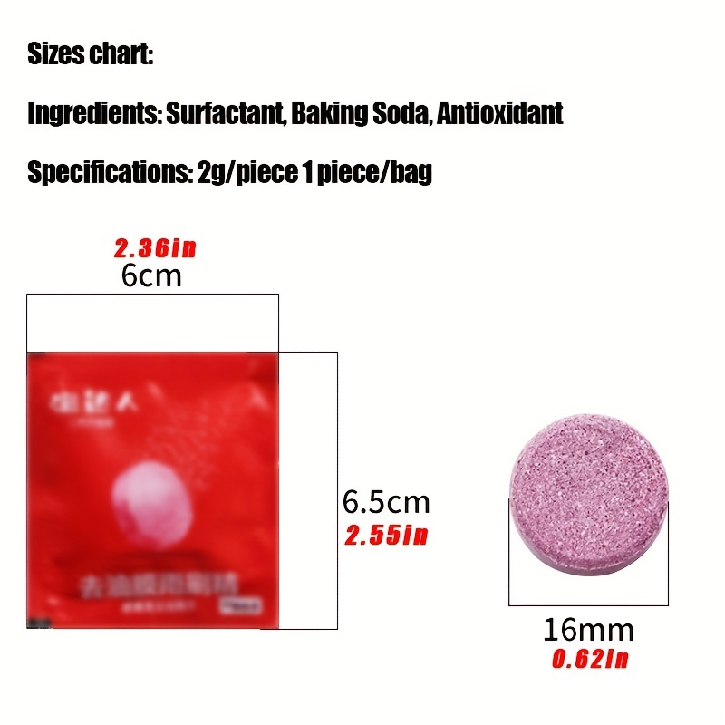 Car Windshield Cleaner Tablet. Universal Glass Dust Fume Car Accessories