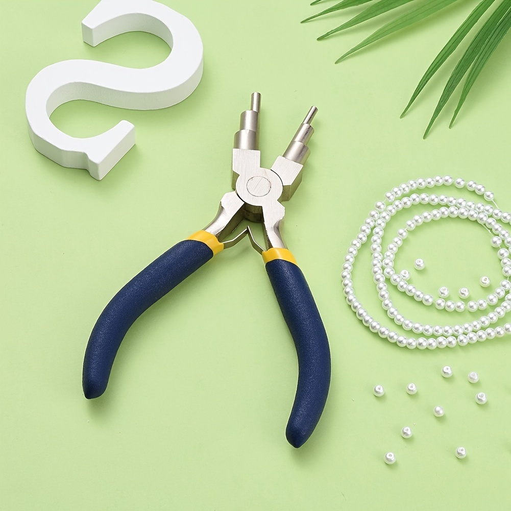 3 Pieces Of Jewelry Pliers Diy Pliers Six-segment Hand Winding Modeling  Pliers Mini Jewelry Flat Nose Pliers