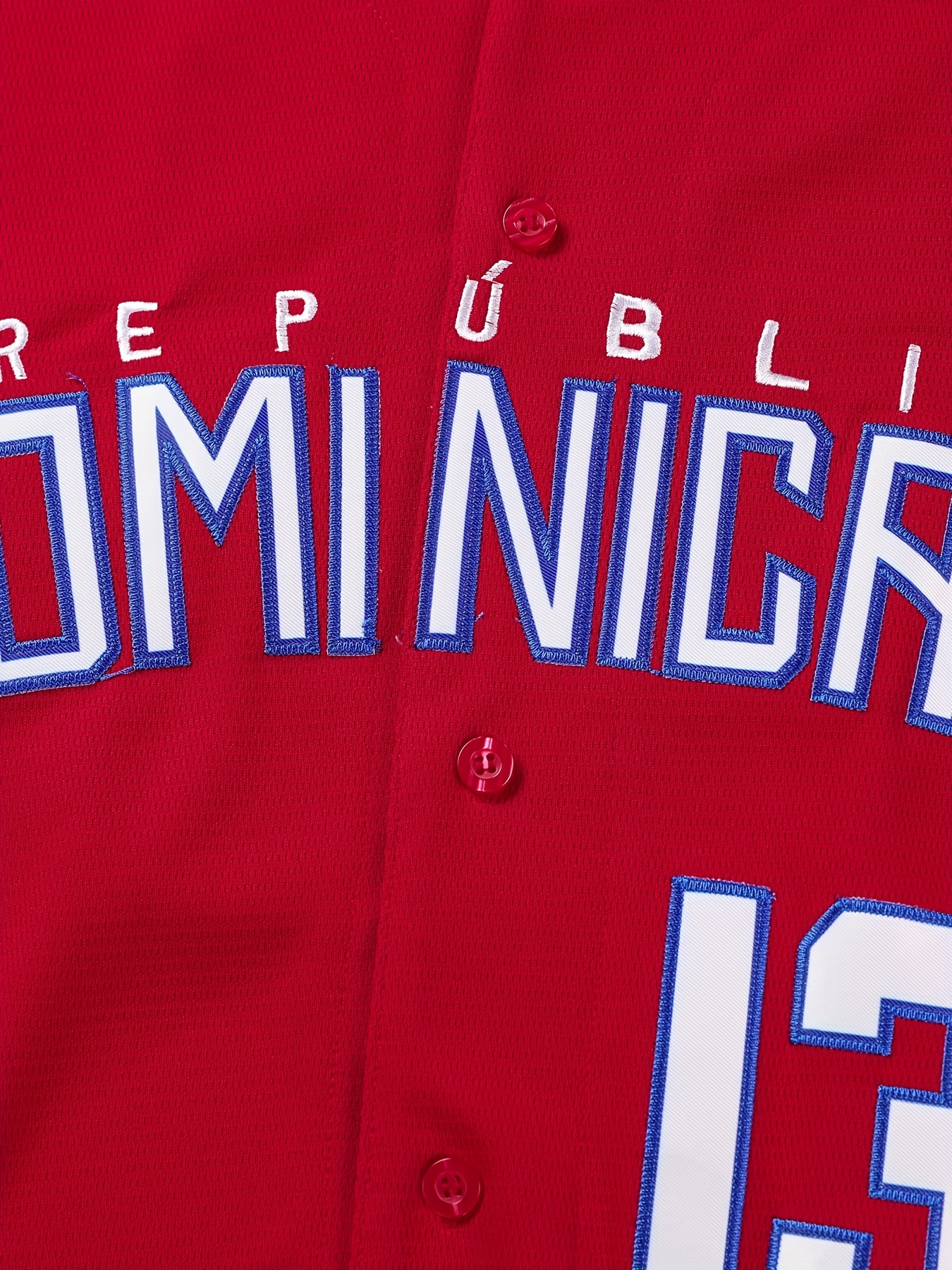 Dominicana Full Button Baseball Jersey — Dominicana Baseball Training