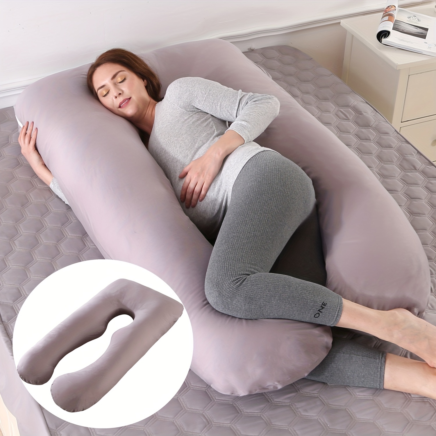 Total Body Pillow Pregnancy Support Pillow – Natural Resources: Pregnancy +  Parenting
