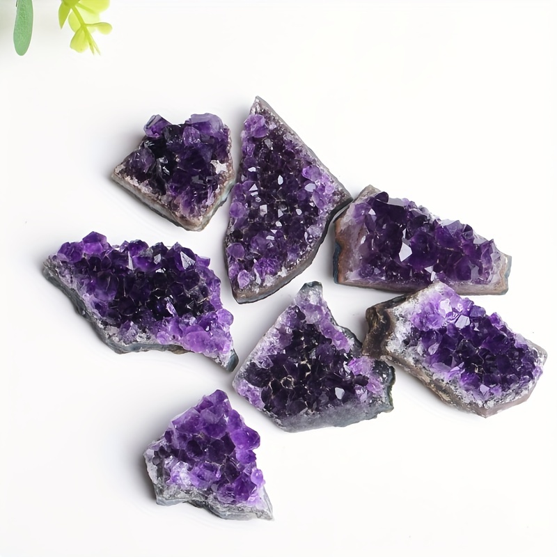 Natural Amethyst Cluster Healing Stone, Aromatherapy