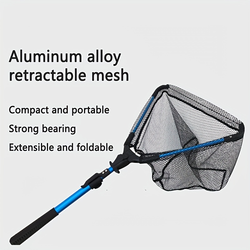 Collapsible Aluminum Triangle Fishing Net - Lightweight and Portable for  Easy Transport and Storage