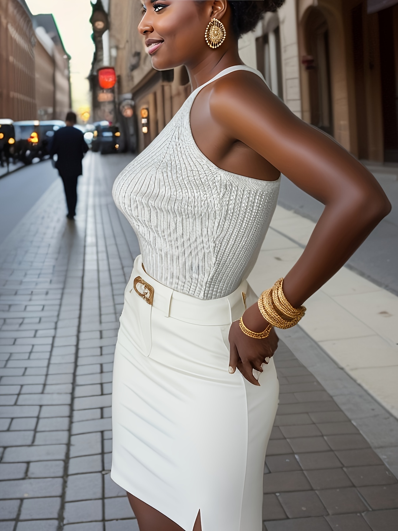 Casual Sexy Solid Color Mesh Spaghetti Strap Vest Top for Women