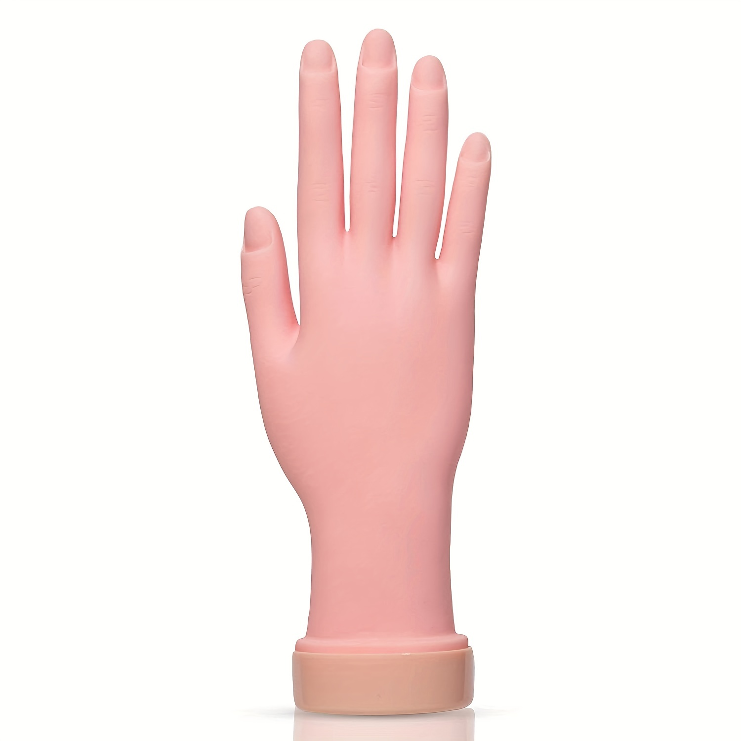 

Nail Training Hand Flexible Soft Practice Plastic Mannequin Hand Nail Trainer Manicure Practice Hand Tool