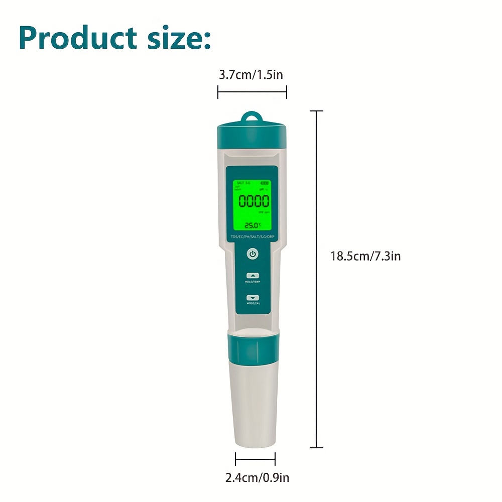 1 Water Quality Tester Tds Ec Meter Digital Lcd Display - Temu Mexico