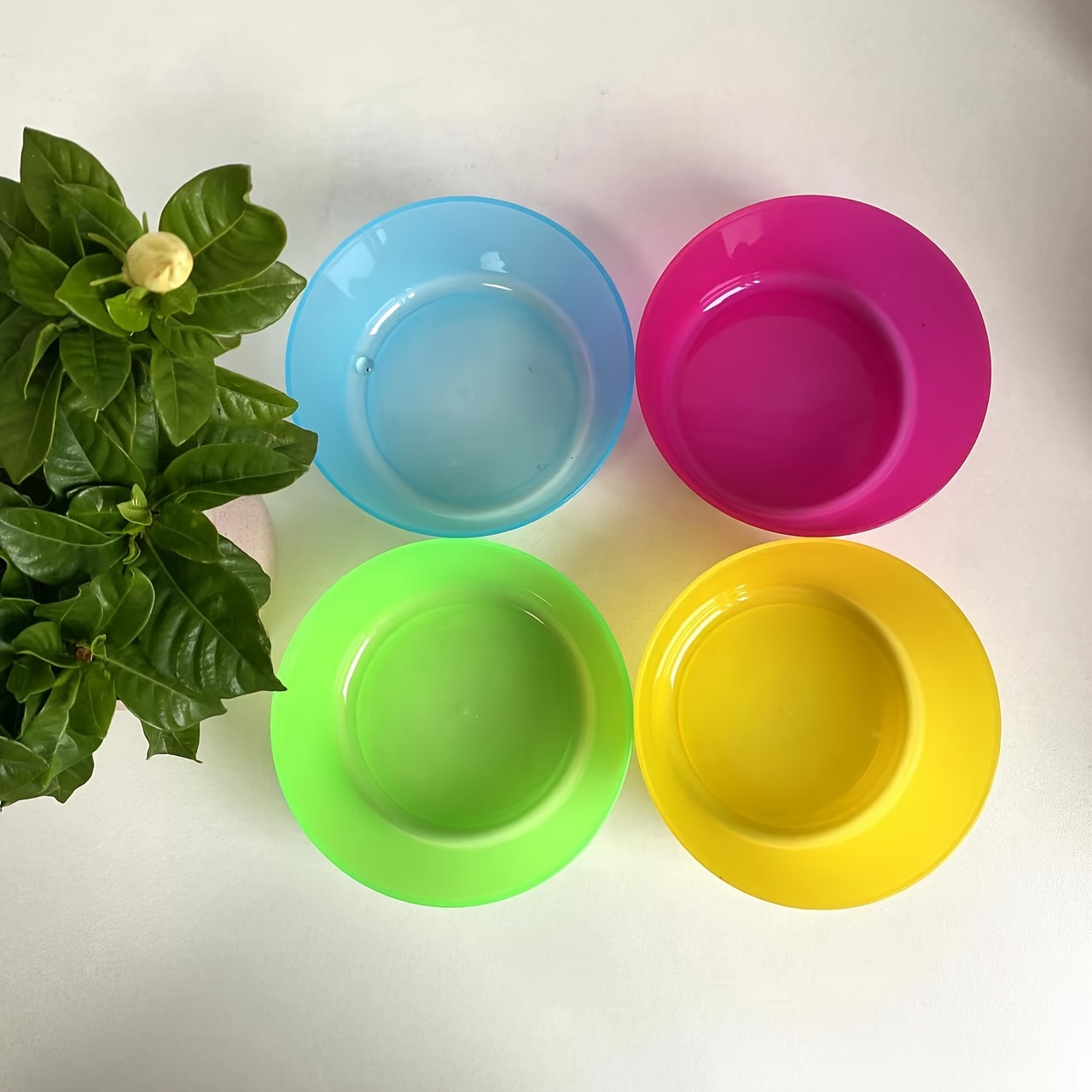 Colorful High Quality Pp Plastic Bowls Exquisite Portable Salad Bowls Fruit  Bowls Can Be Used Many Times - Temu