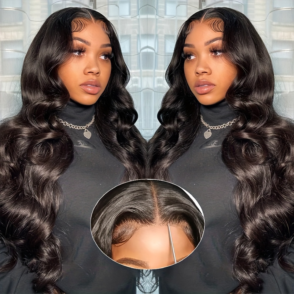 5x5 HD Lace Closure Wigs Human Hair Glueless Wigs Human Hair Pre Plucked Pre Cut Lace No Glue 5X5 Body Wave Closure Wigs For Women Ready To Wear Wig 2