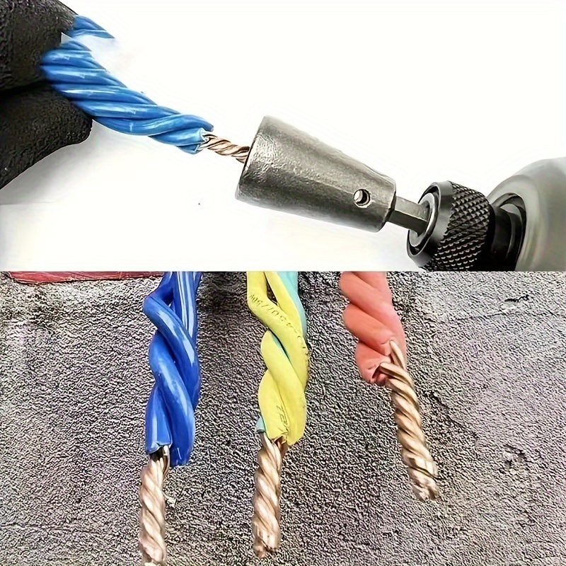 Neepanda Wire Twisting Tool, Wire Stripper and Twister, Quick Connector  Twist Wire Tool for Power Drill Drivers, Power Tool Accessories  Simultaneously