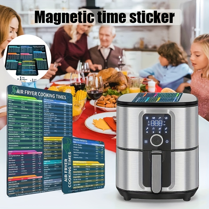 LOTTELI KITCHEN Air Fryer & Pressure Cooker Magnetic Cheat Sheet