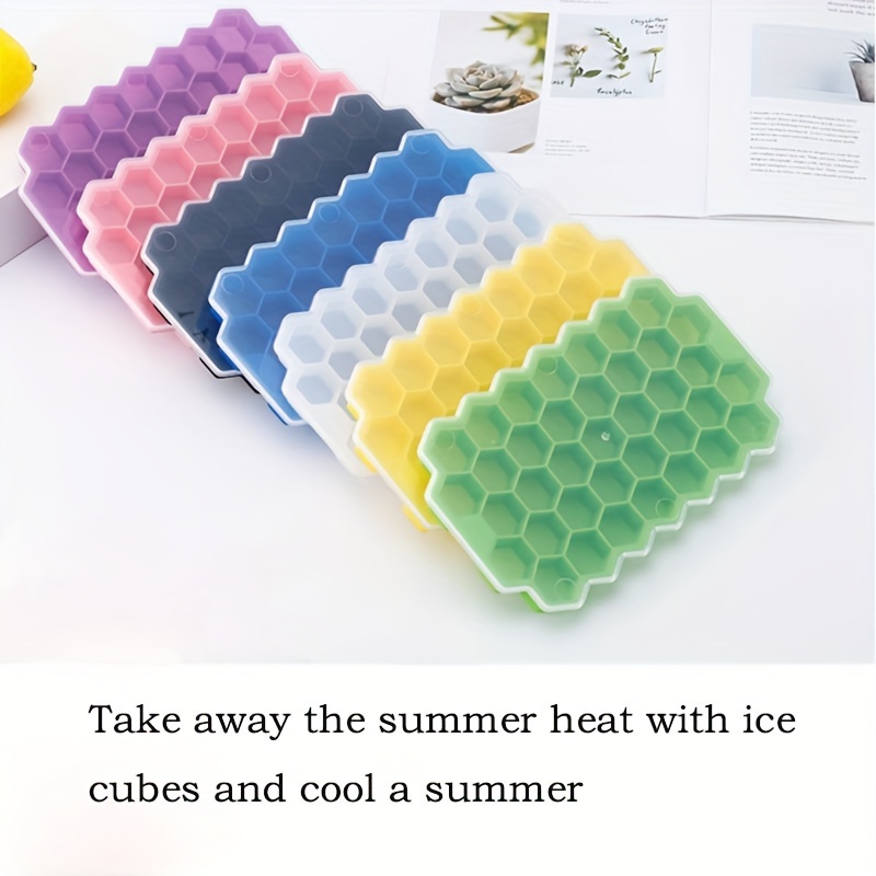 Silicone Ice Cube Trays 37 Honeycomb