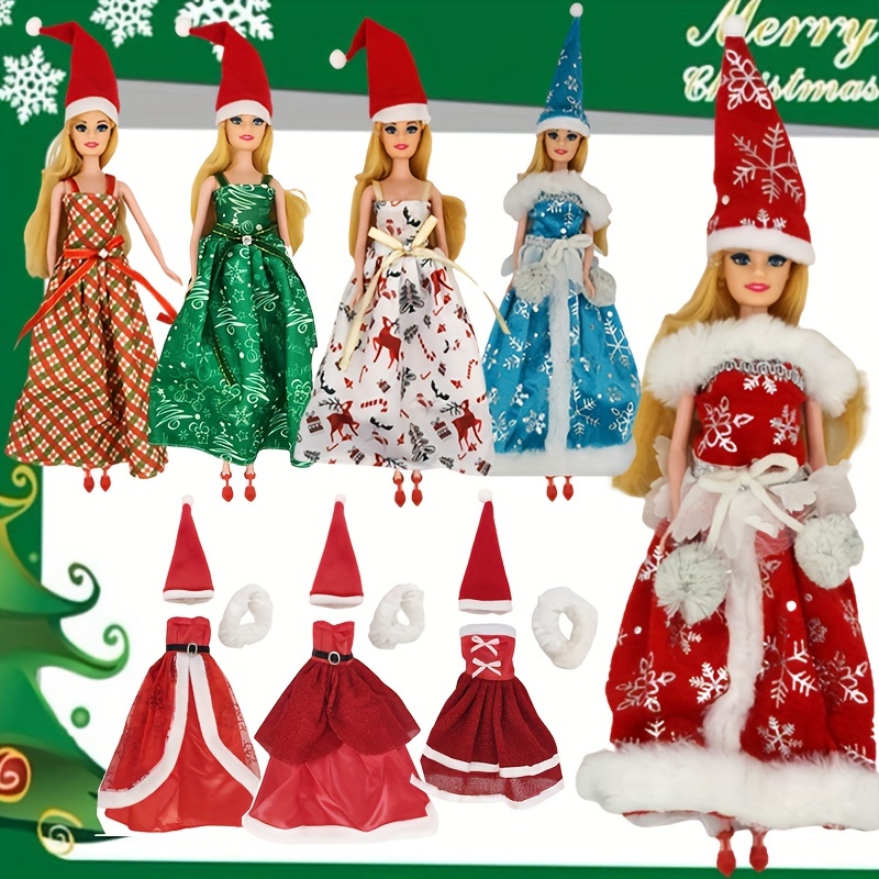 Doll Clothes for Barbie Dresses Gown with Shoes Outfit Set for Xmas Birthday Gift(20 Pack)