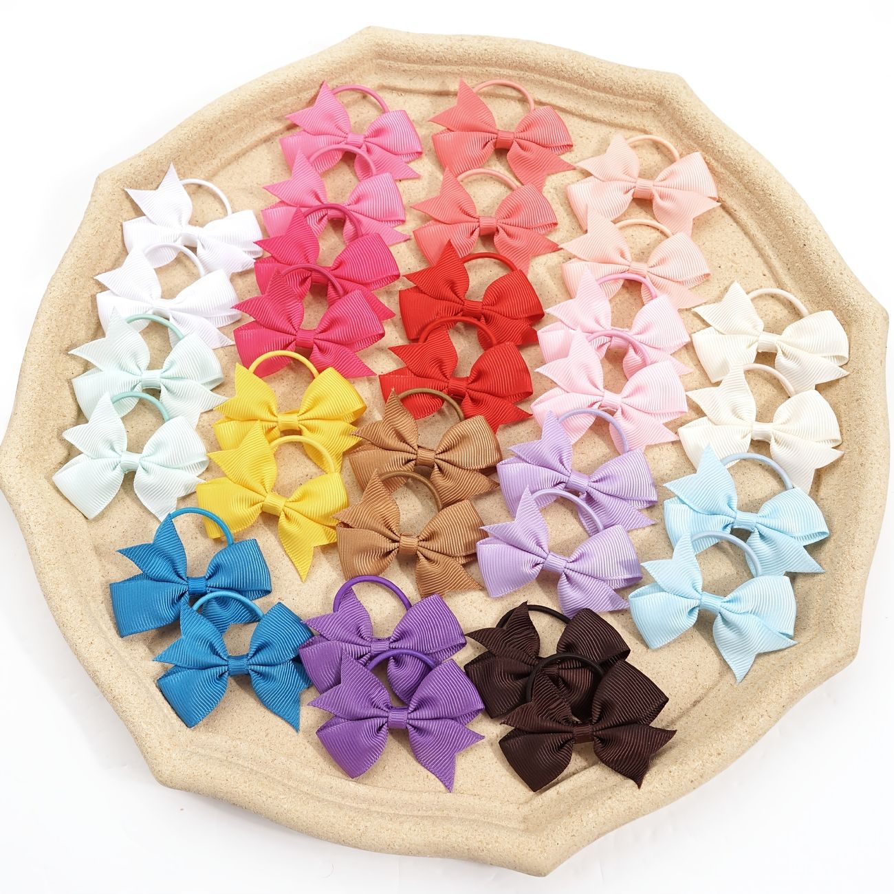 40pcs Baby Bow Hair Ties Toddler Hair Accessories Loose Stretched Rubber Bands  Ponytail Holders For Girls Babies Fine Hair | Today's Best Daily Deals |  Temu