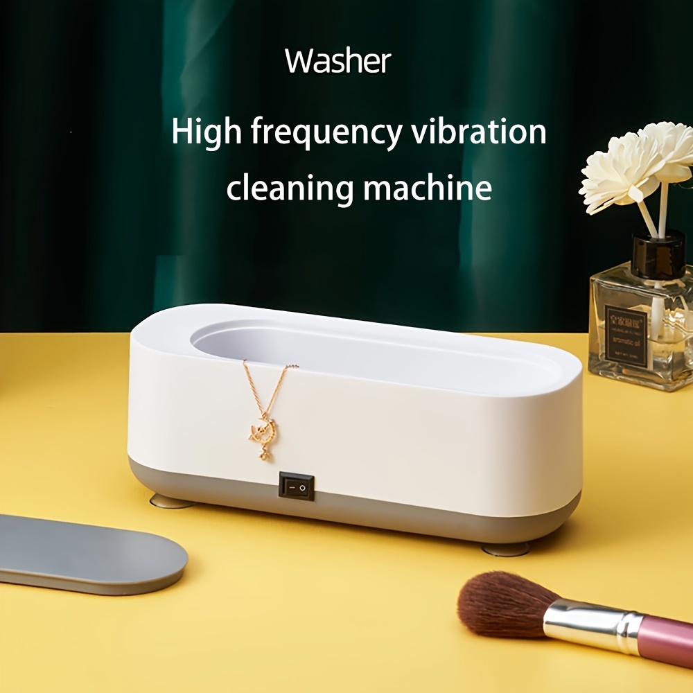 1Pc High Frequency Multifunctional Cleaning Machine For Home Use, Suitable  For Cleaning Contact Lenses, Watches, Jewelry, Makeup Brushes, Dentures,  Portable Gift