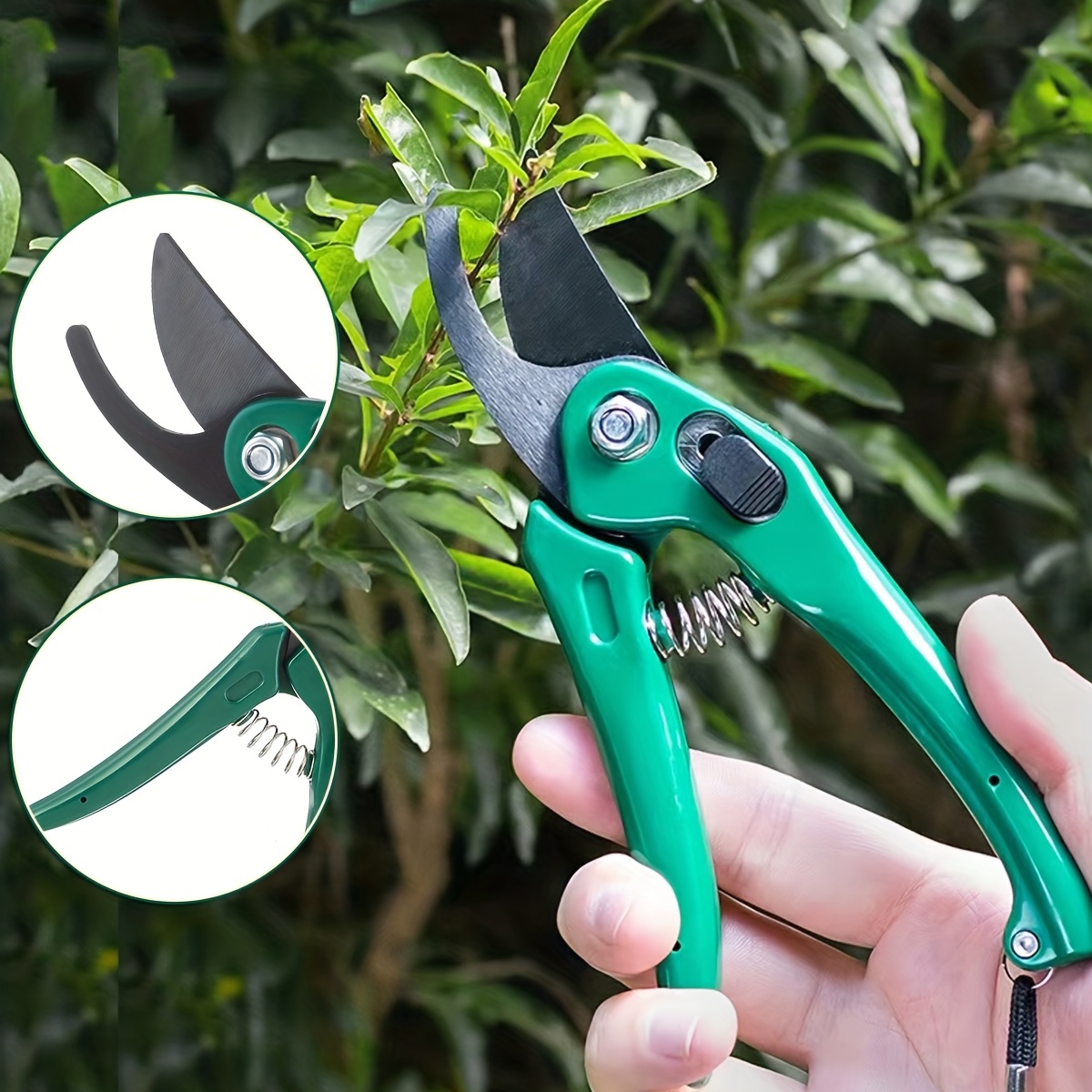 8.6 Gardening Shears, Professional Bypass Pruner Hand Shears, Tree  Trimmers Secateurs, Hedge & Garden Shears, Clippers for Plants, Gardening