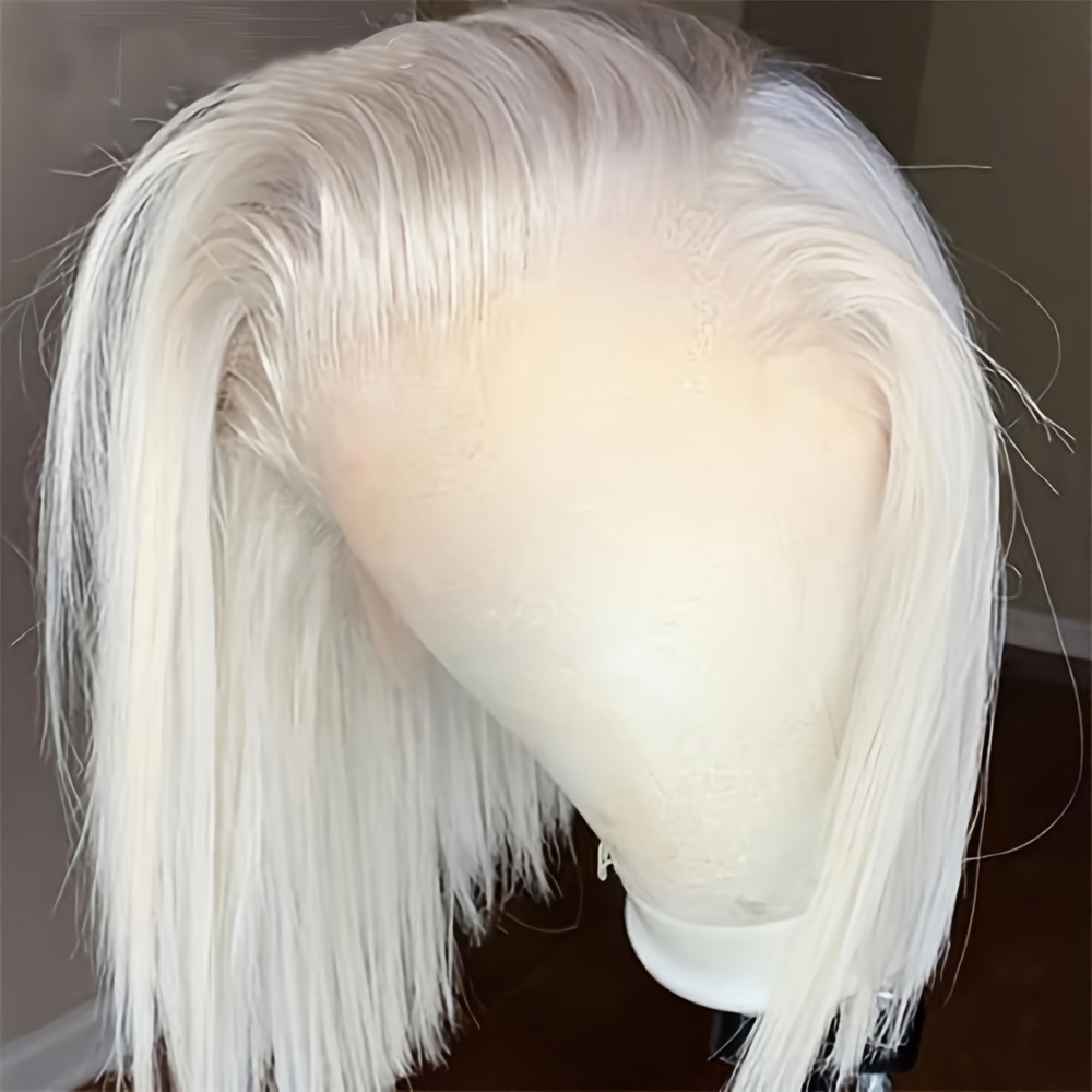 White blonde hotsell human hair wigs