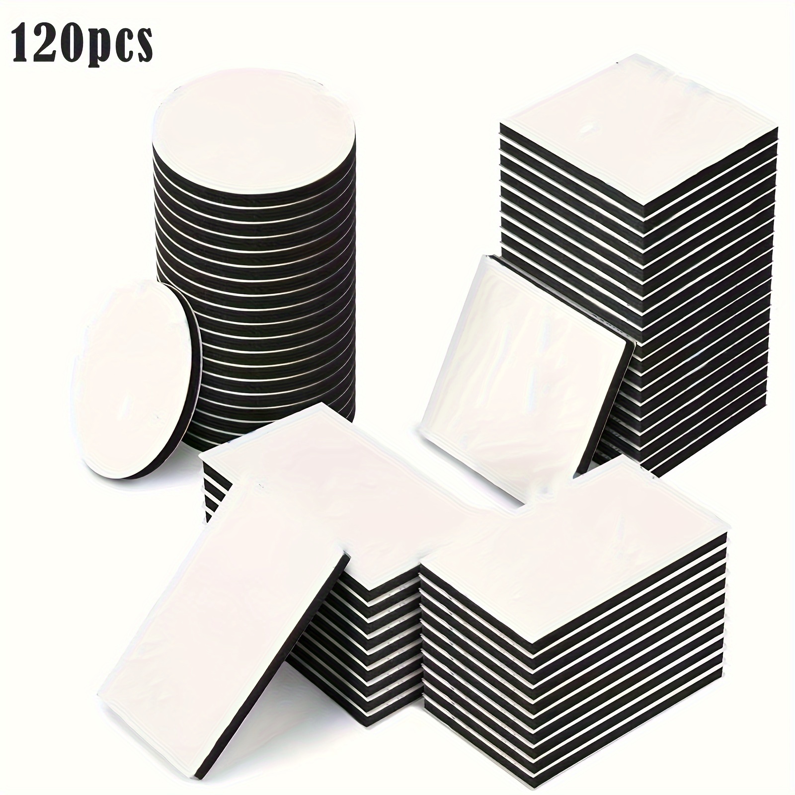 10/20PCS Powerful Double Sided Stickers Tape 6*6cm Self-adhesive  Transparent Square Sticky Pads for DIY Craft Household