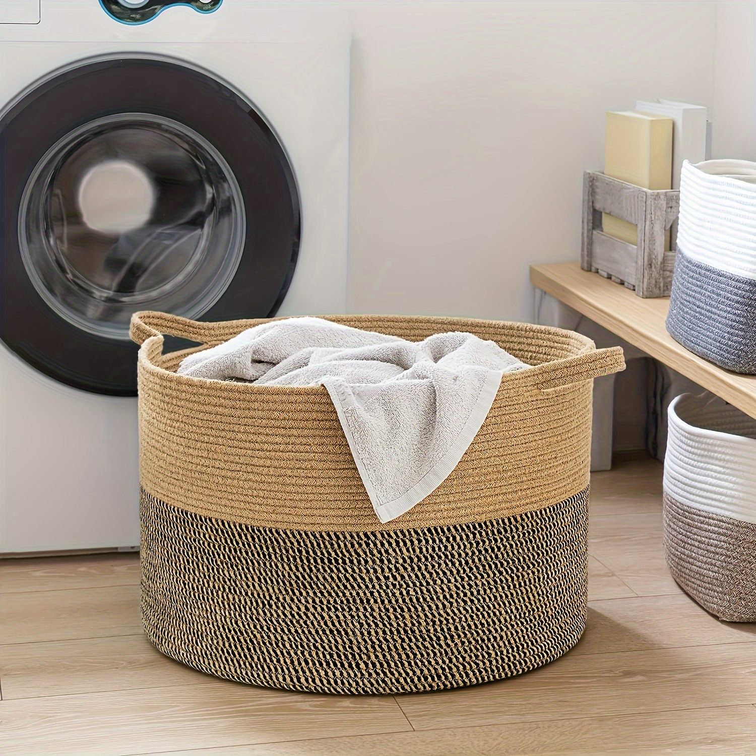 Storage Baskets for Bedroom, Extra Large Storage Basket for