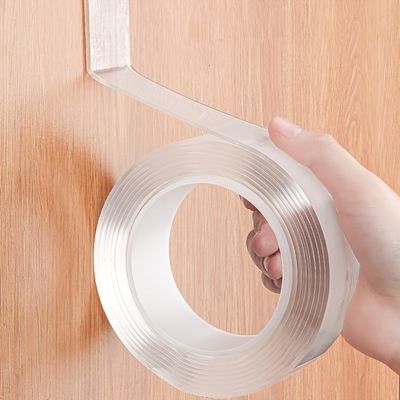 double sided tape heavy duty multipurpose removable clear tough mounting tape sticky adhesive reusable strong wall tape picture hanging strips poster carpet tape
