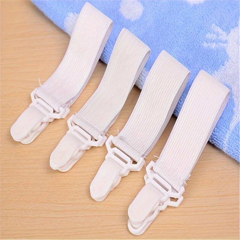 1/4/8pcs Bandes Élastiques Durables Pour Draps, Attaches Pour Oreillers,  Draps, Couvertures, Jouets En Peluche, Sangles De Literie Pour Organiser Le  Placard, La Garde-robe, La Chambre À Coucher, La Buanderie, Le Dortoir 