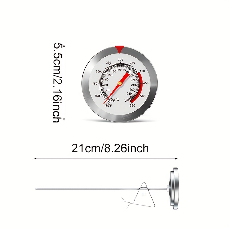 Kitchen Digital Food Thermometer Long Probe Electronic Cooking Thermometer  For Cake Soup Fry BBQ Meat With Battery -50 To 300'C