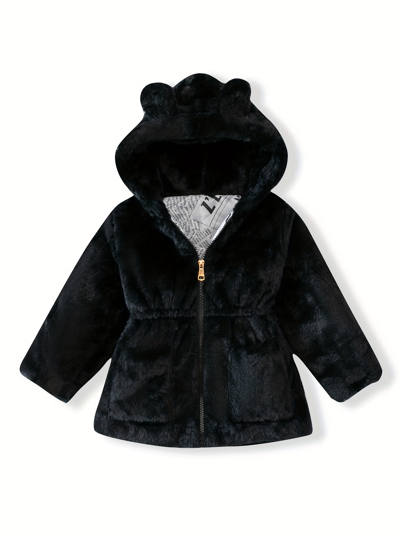 Tollder Kids Winter Fleece Jacket Warm Outwear Clothes Baby Girls Faux Fu𝐫  Teddy Long Coat Girls Winter Coat
