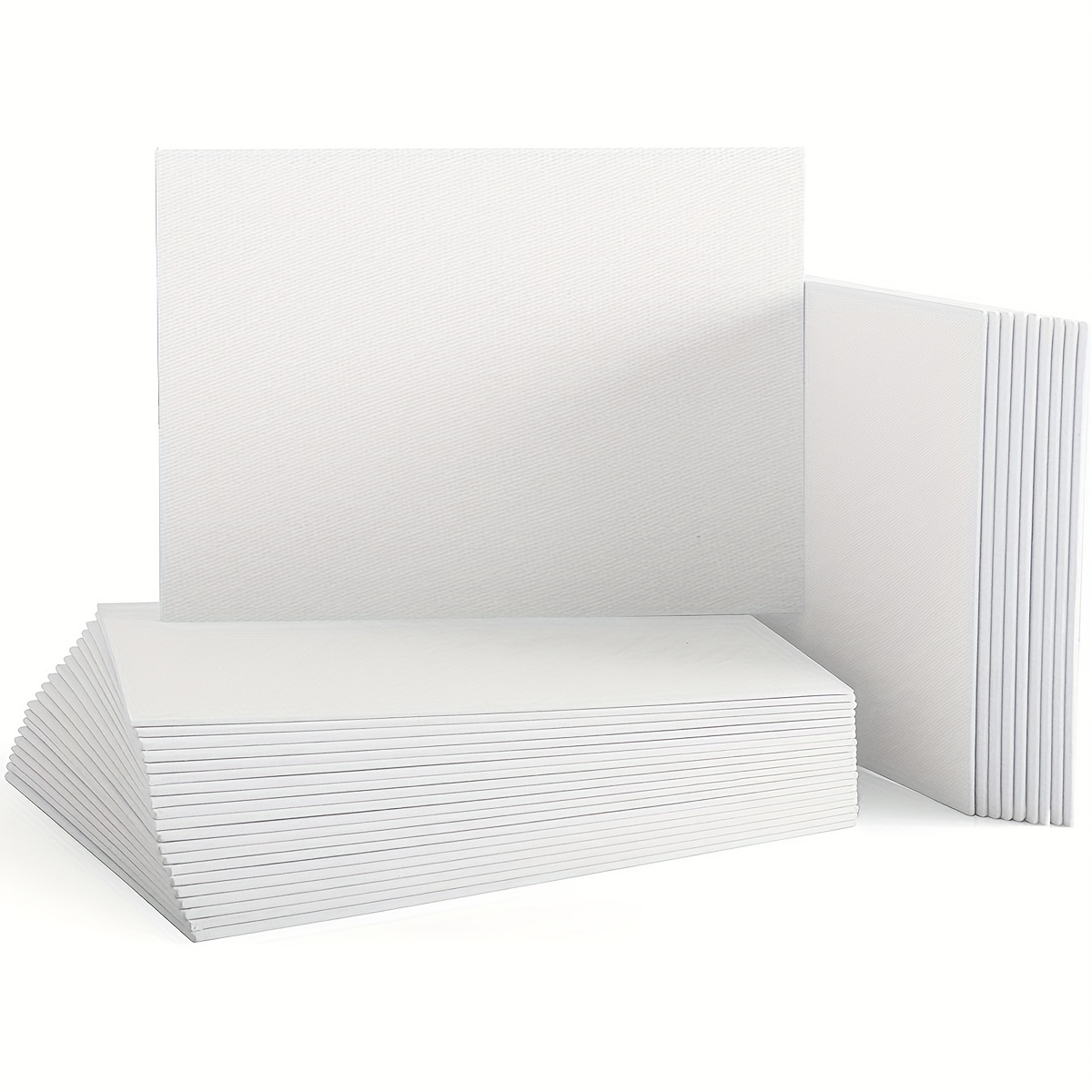 Paint Canvases Painting Blank White Art Canvas Boards Gesso - Temu