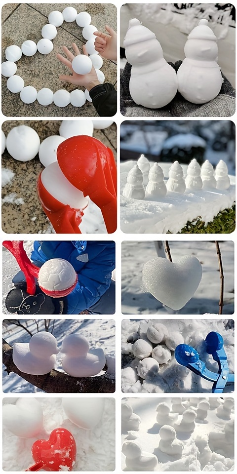 Iplay - Moule de boule à neige assortis - Saisonnier hiver