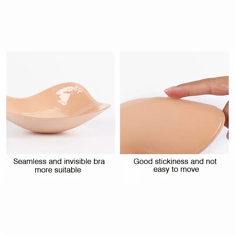 Buy Adhesive Bra Push Up for Women, Comes with 2 Nipple Pads, Reusable  Silicone Stress Bra Backless for Evening Dress, Wedding Dress, Swimsuit and  Backless Clothing Online at desertcartSeychelles