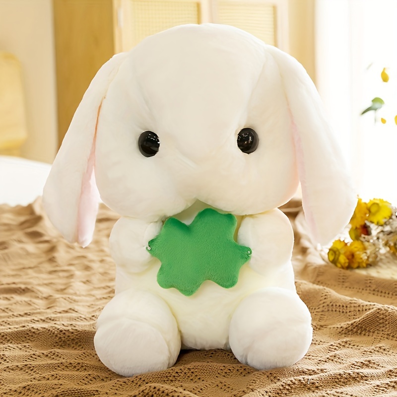 Bunny Stuffed Animal With Long Ears Which Are Floppy And Soft