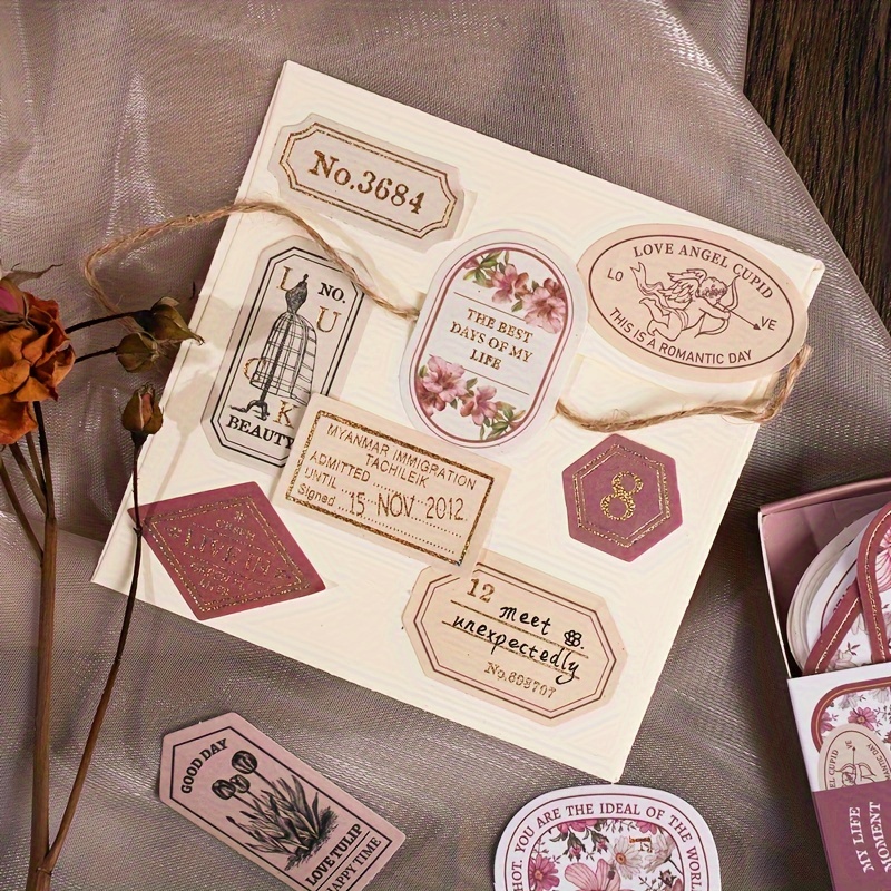 Bronzing Dreamlike Decorative Stickers Set Waterproof - Temu